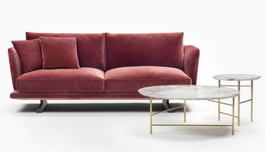 Wygodna popularna nowoczesna sofa segmentowa z trzema siedzeniami / podwójnym siedziskiem
