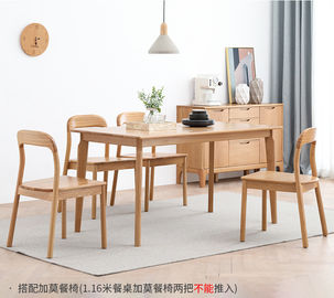 Duży prostokątny drewniany stół do jadalni / stolik kawowy Nowoczesny design