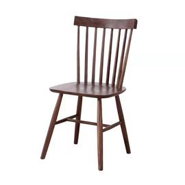 Ekonomiczna jadalnia Krzesła z litego drewna z wysokim oparciem dla rodziny / restauracji
