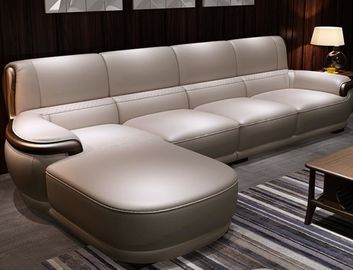 Hotel / Apartament Nowoczesne luksusowe meble Współczesna skórzana sofa