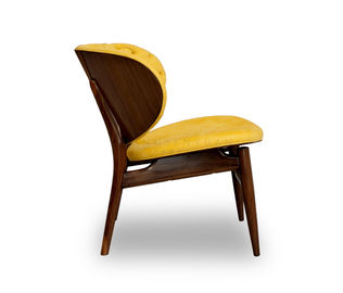 Niestandardowe, ekologiczne krzesła do jadalni z drewna i tkanin do kawiarni / baru / sali konferencyjnej
