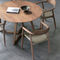 Nowoczesne drewniane meble na zamówienie Krzesło restauracyjne Cafe ze skórzanym siedziskiem