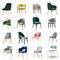 Multi Style Metal Frame Nowoczesne krzesła do jadalni do restauracji / biura / hotelu