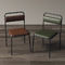 Komercyjne nowoczesne krzesła do jadalni, metalowe krzesła do układania w stosy