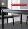 Luksusowy stół do jadalni Nordic Light z marmurowym blatem i nóżkami ze stali nierdzewnej