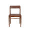 Współczesne krzesła z litego drewna / drewniane krzesła restauracyjne bez podłokietników