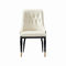 Wygodne skórzane krzesła do jadalni z metalowymi nogami Dostosowany rozmiar / kolor