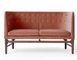 American Wind Net Red Fabric Velvet Sofa Family Three Person Simple Europa Północna Lekki luksus