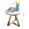 Stół do herbaty Nordic wykonany na zamówienie, nowoczesny marmurowy nowoczesny okrągły salon