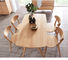 Naturalny kolor Stół z litego drewna Meble domowe Dostosowany rozmiar do jadalni