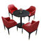 Hotel Banquet Nowoczesne krzesła do jadalni z kolorowym skórzanym fotelem