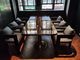 Marmurowe meble restauracyjne, prostokątny kwadratowy stół z marmurowym blatem