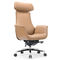 Ergonomiczne krzesło biurowe ze skóry PU